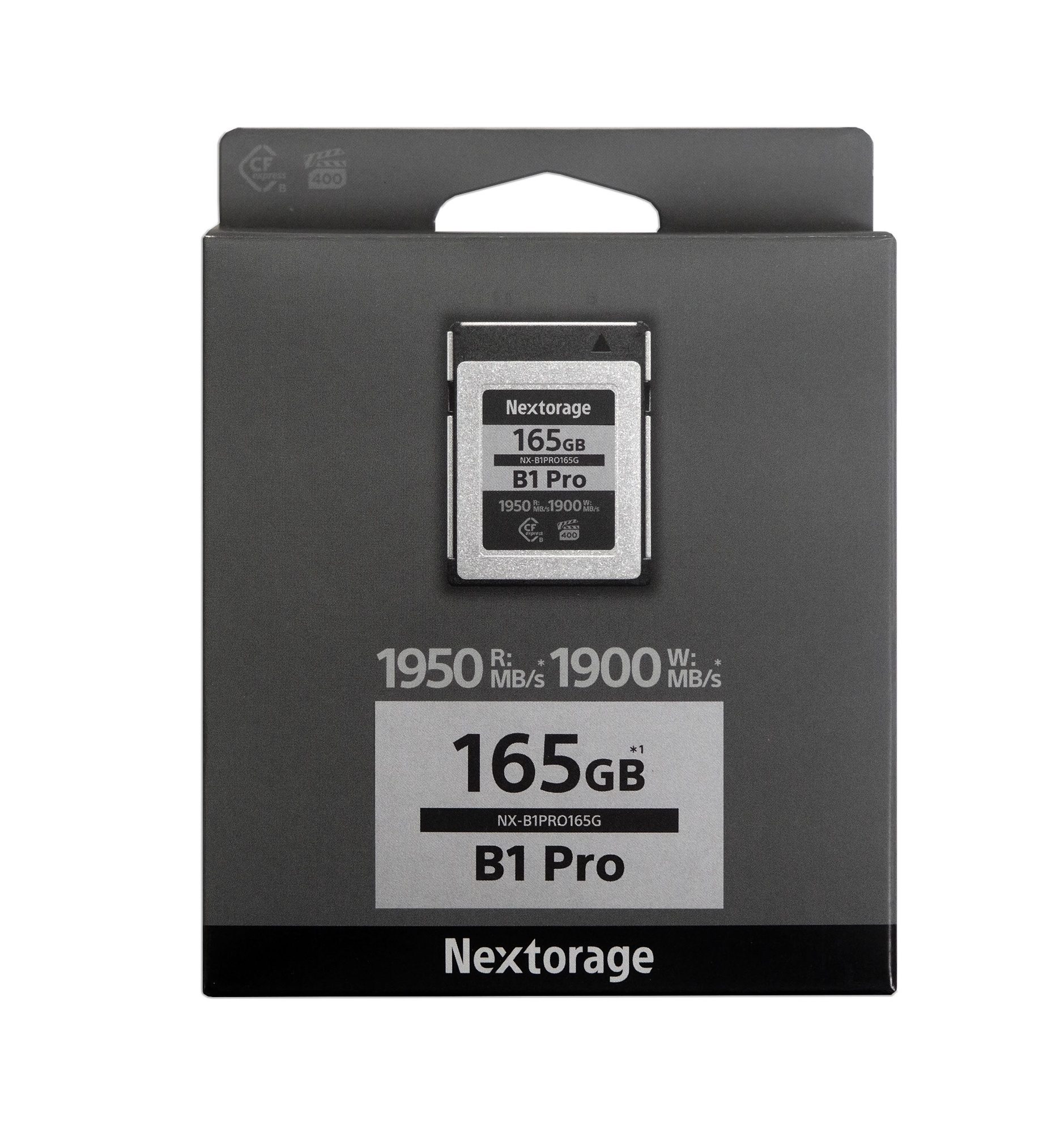 Nextorage CFexpress Type B Memory Card 165GB B1 Pro Series