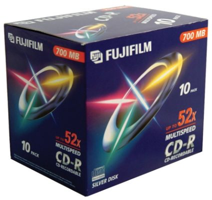 Fuji CD-R x10 700MB 52-Speed Jewel Case