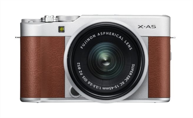 X-A5_Brown_Front XC15-45mm