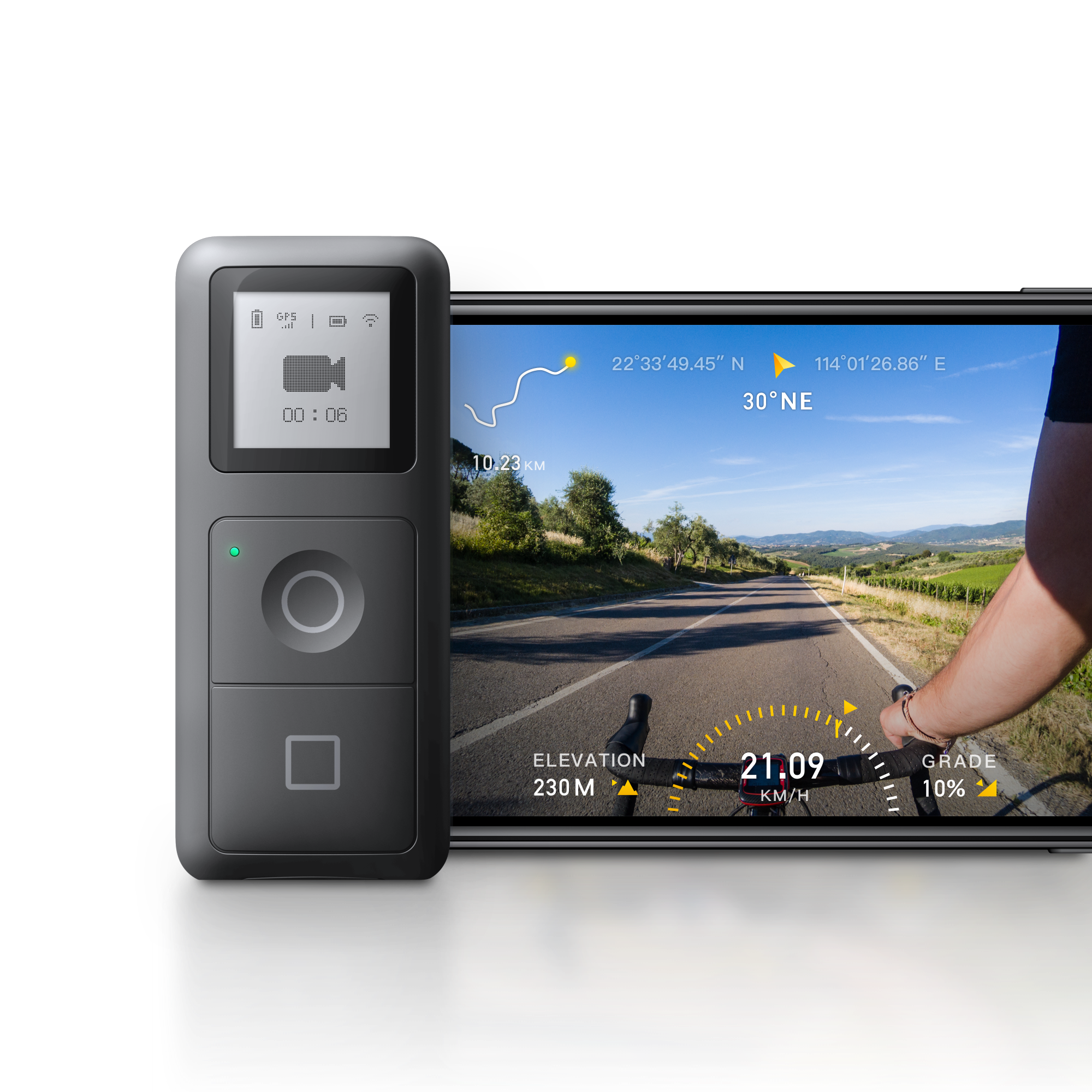 GPS Smart Remote - Dashboard overlay - Transparent