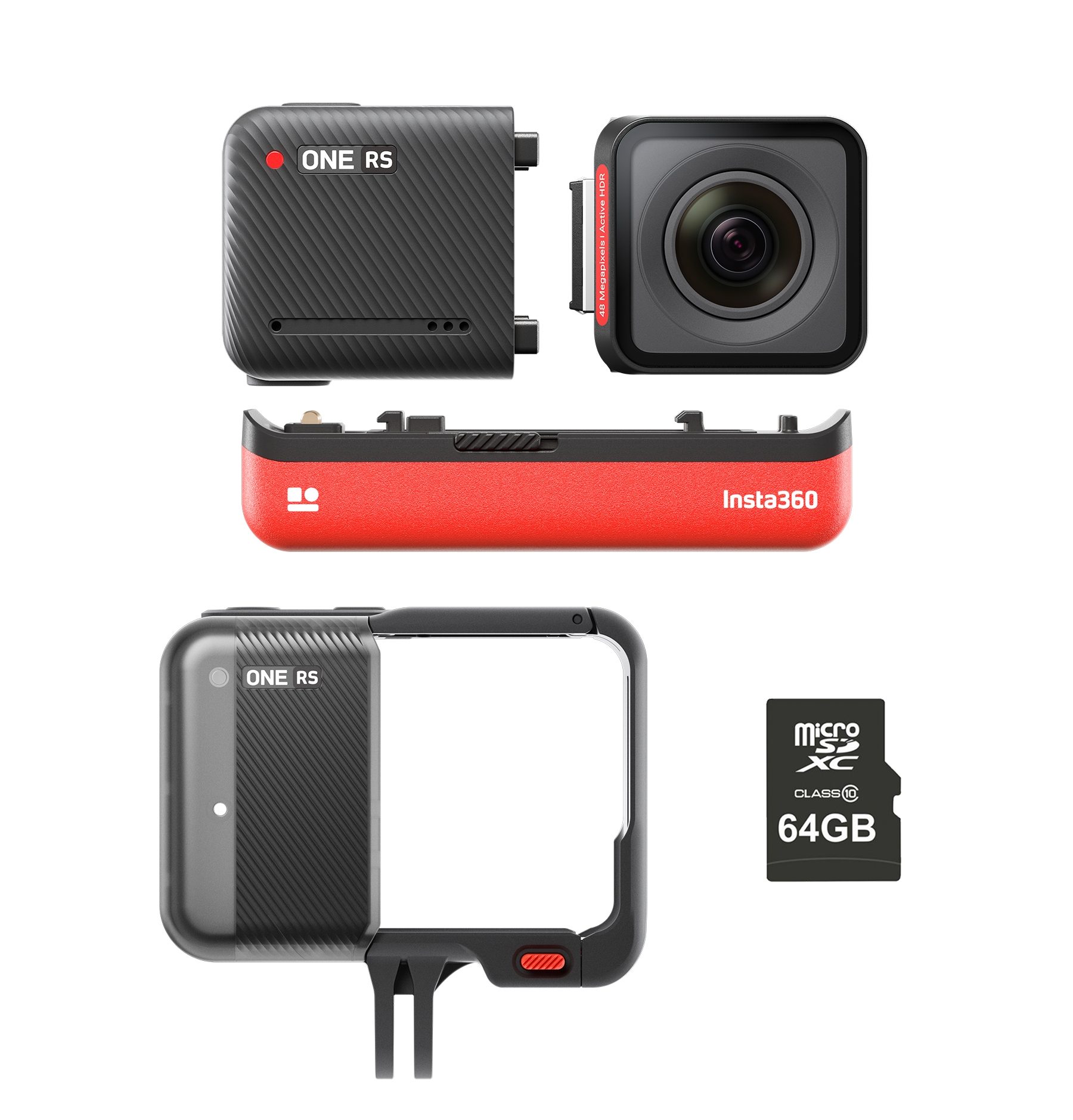 Insta360 ONE RS Boosted 4K Edition - With 64GB Card