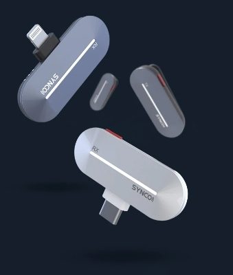 Synco Wireless Lavalier 2x Microphone 1x Receiver Lightning