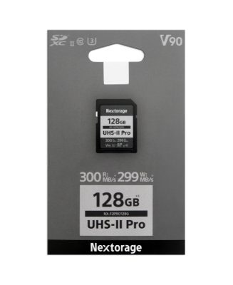 Nextorage V90 UHS-II SD card Pro series 128GB