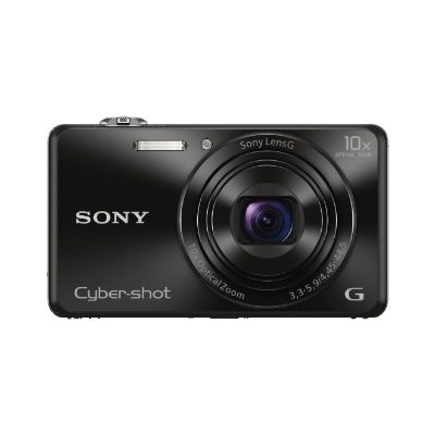 Sony DSC-WX220 Digital Camera in Black front