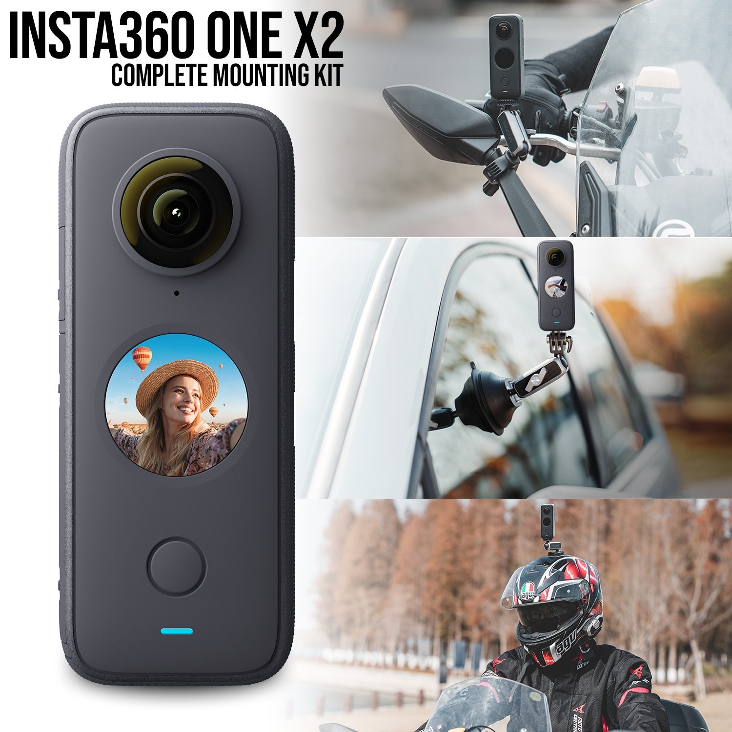 Insta360 ONE X2 Complete Mounting Kit