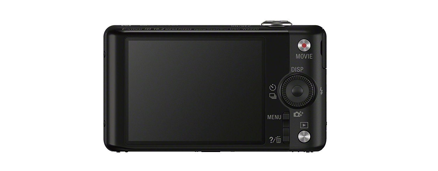 Sony DSC-WX220 Digital Camera in Black back