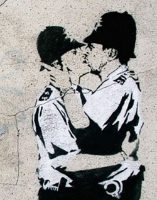 Kissing Policeman