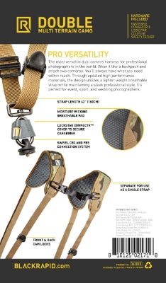 BlackRapid Double Camera Harness - Multi-Terrain Camo