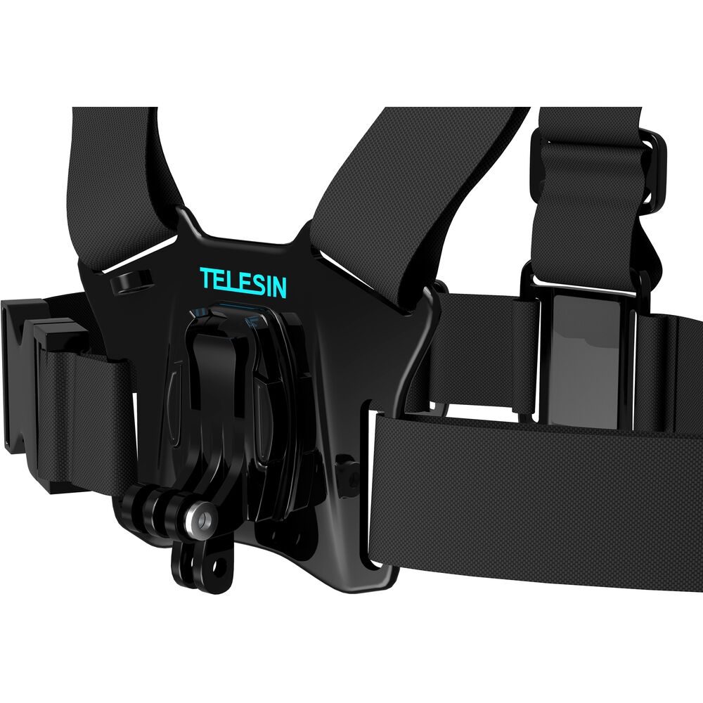 TELESIN Chest Strap with Dual-Mount/J-Hook - GoPro, Insta360