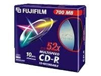 Fuji CD-R x10 700MB 52-Speed Slim Case