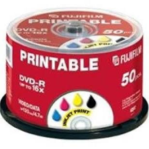 Fuji DVD-R Printable Inkjet x25 Spindle (4.7GB 8x)