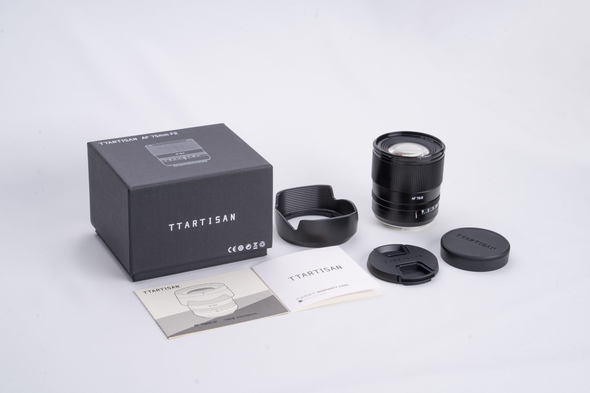 TTArtisan AF75mm F2 Sony E Mount Black