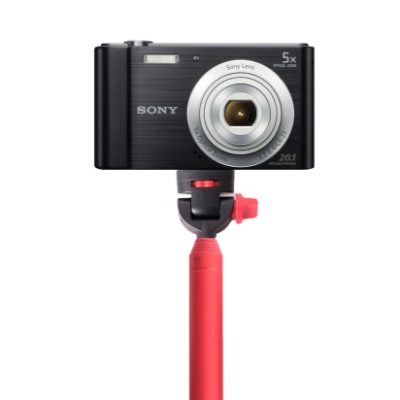 Vivitar One X2 X3, RS Red Invisible Selfie Stick With Remote