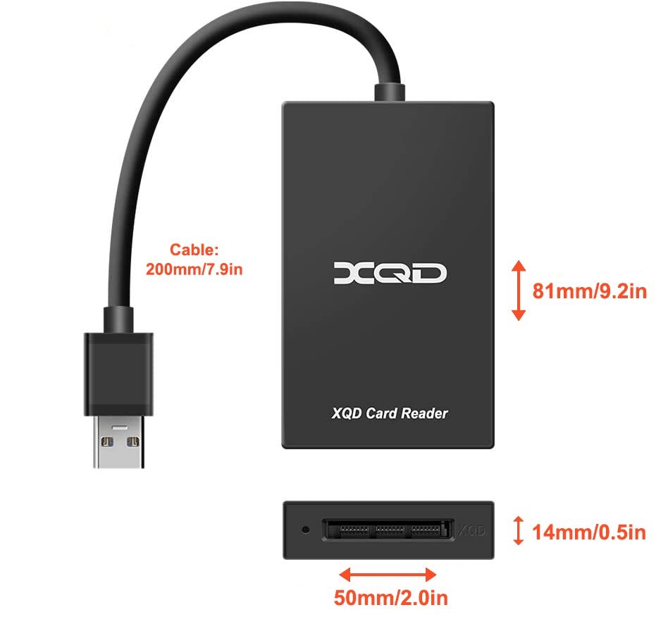 Dual Card Reader For XQD & SDHC